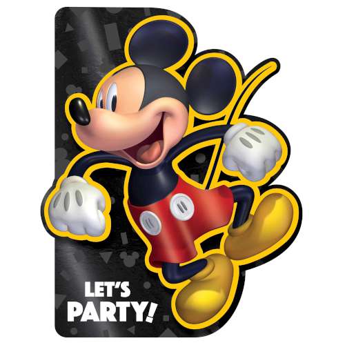 Mickey Mouse Party Invitations